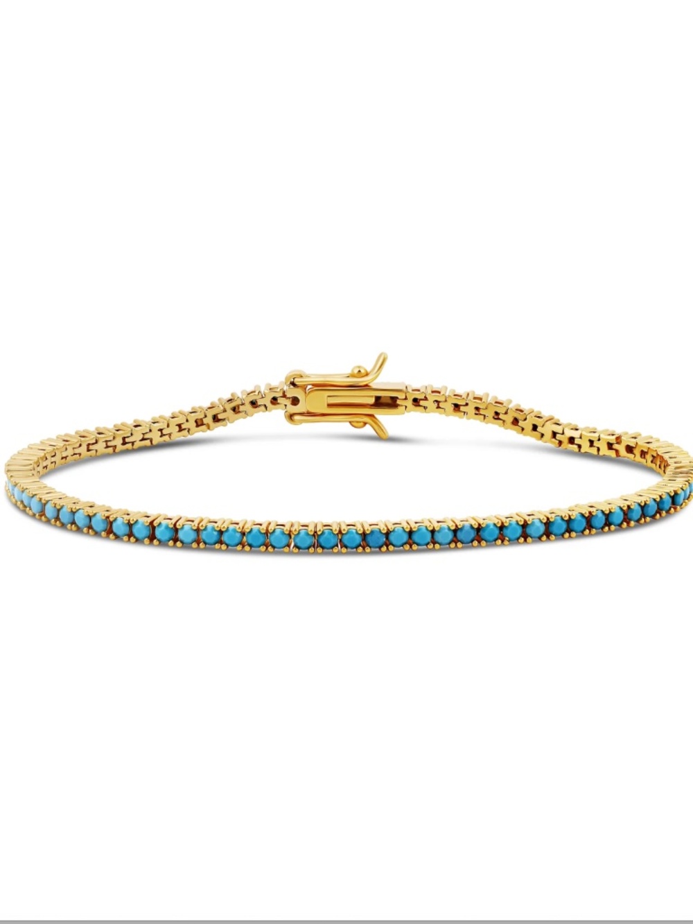 Shymi Classic 2mm Turquoise Tennis Bracelet